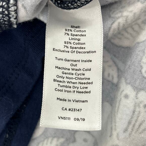 Talbots Everyday Yoga Floral Mid Rise Elastic Waist Above Knee Stretchy Skort - Picture 6 of 10